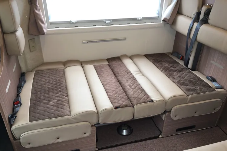 seat transforms a bed