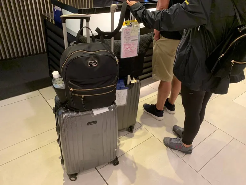 suitcase hotel