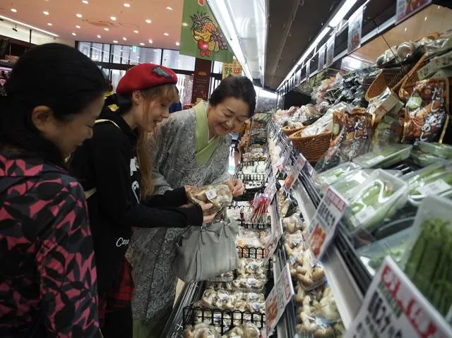 Shopping At A Japanese Supermarket