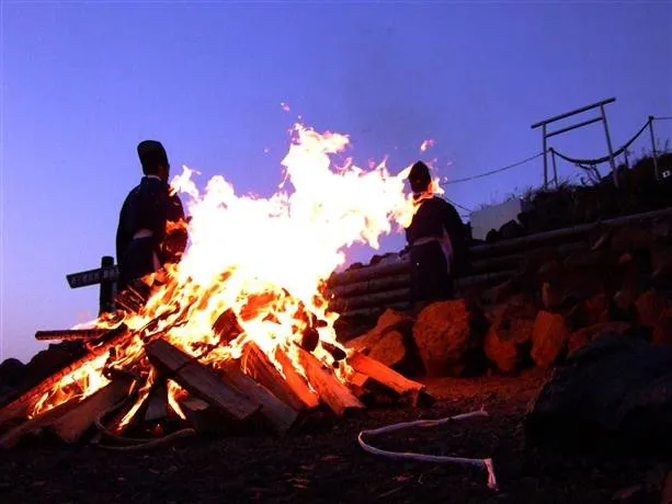 shinto fire festival kagoshima