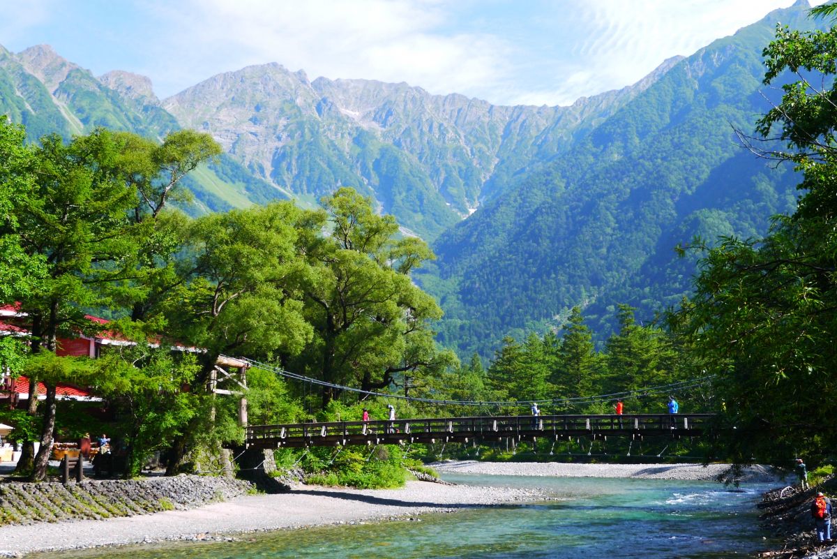 Kamikochi Kappabashi Bridge