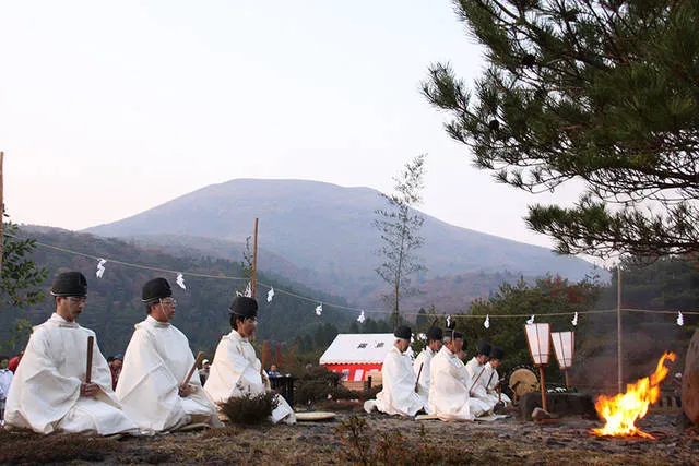 shinto fire festival kagoshima